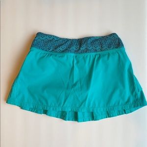 Ivivva turqoise skort size 8